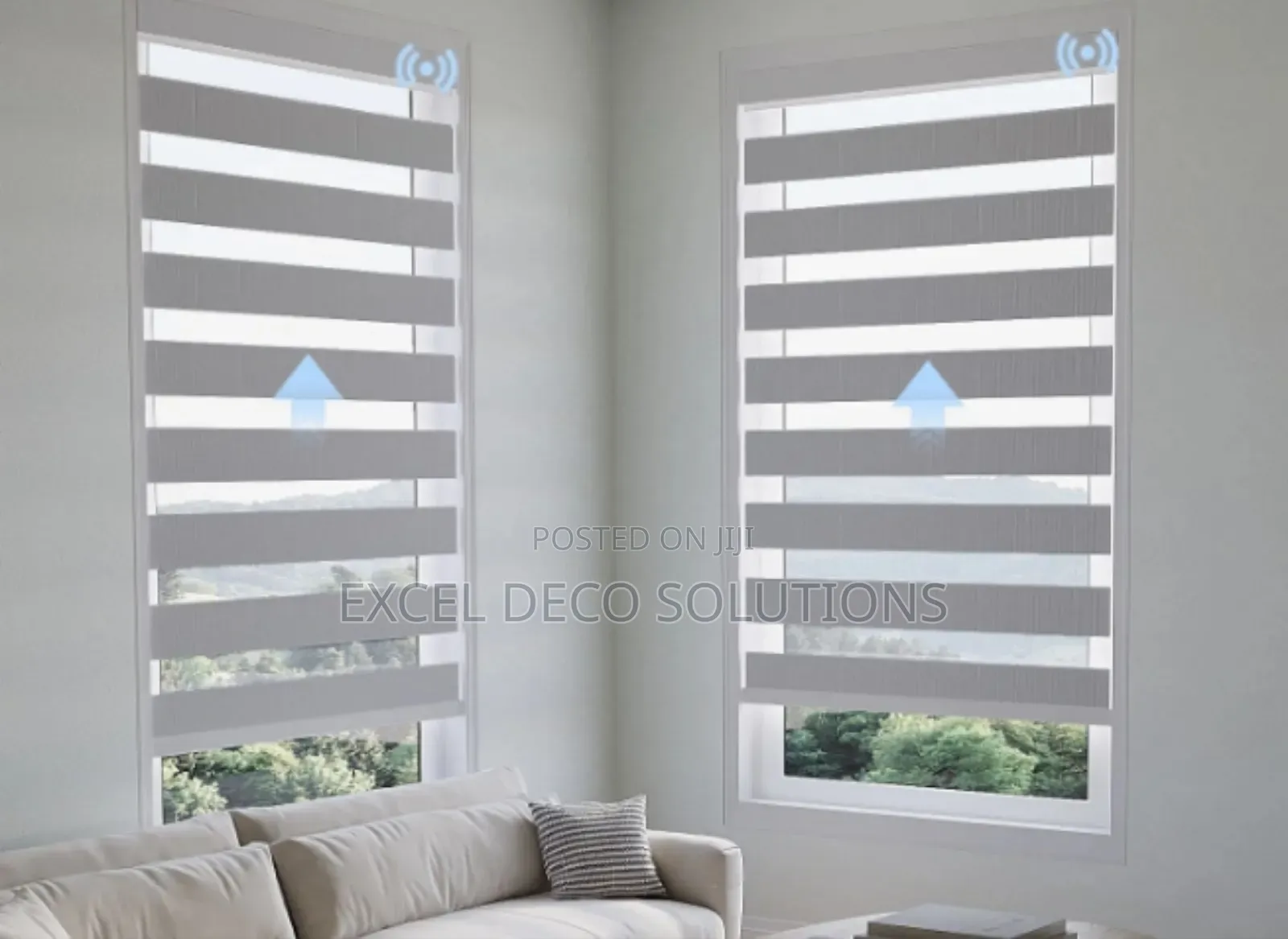 Ivory Whisper Zebra Roller Blind
