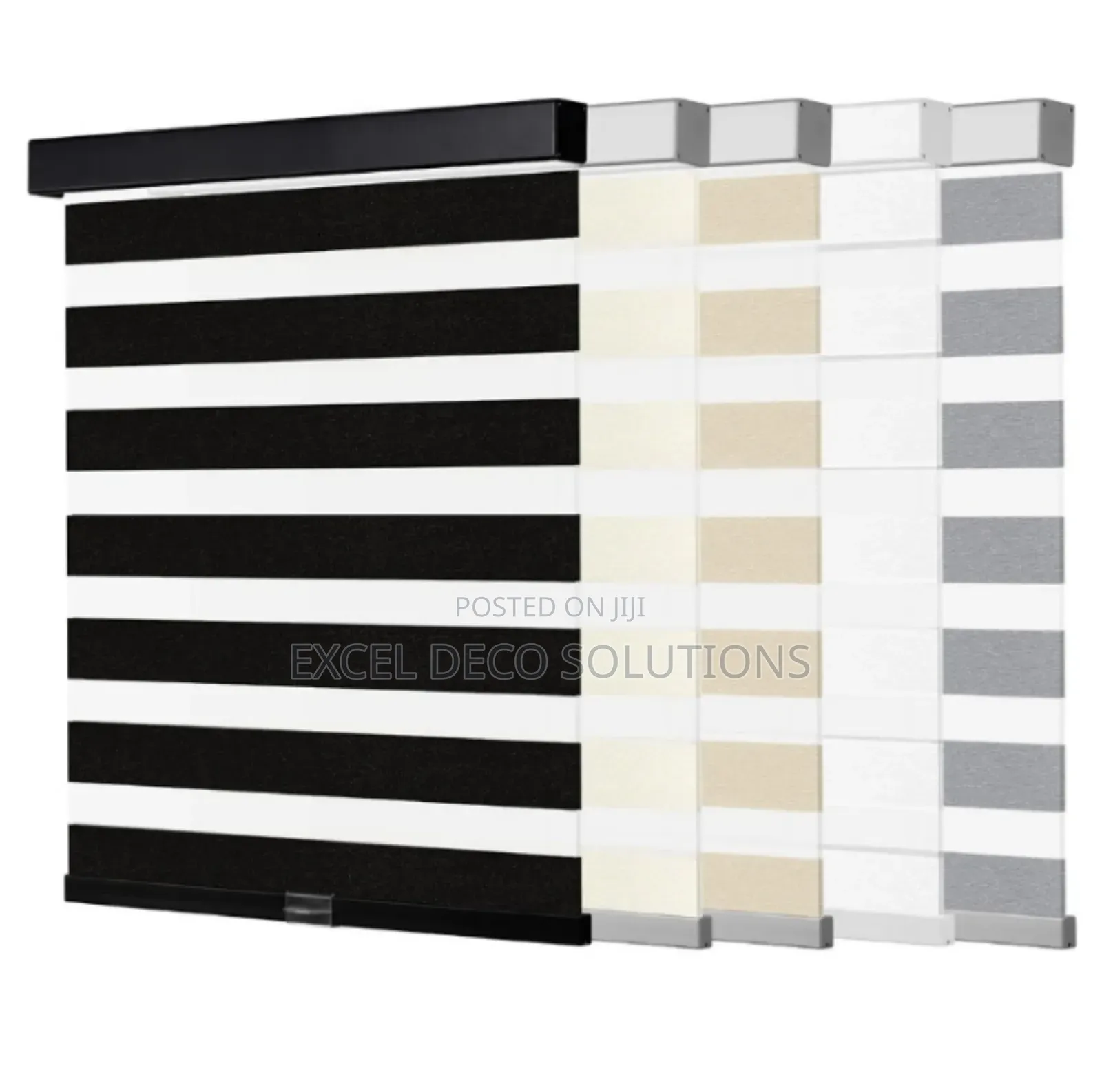 Ocean Blue Zebra Blind
