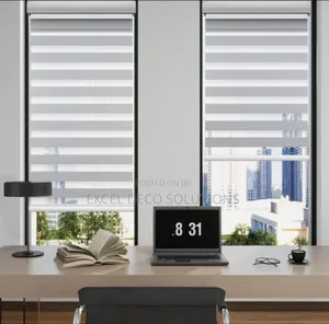 Warm Terracotta Zebra Roller Blind