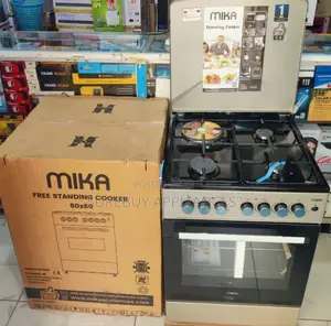 *Mika Standing Cooker, 60cm X 60cm, 3 Gas Pool Jet Burners
