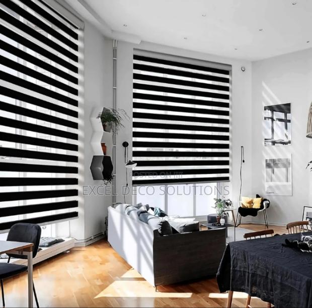 Champagne Glow Zebra Blind - main view
