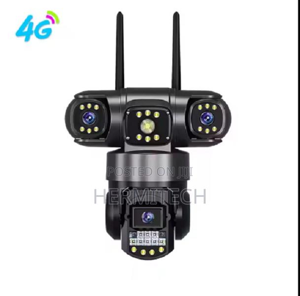 V380 New Solar Powered 3 Lens and 3 Screen