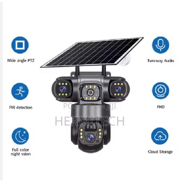 V380 New Solar Powered 3 Lens and 3 Screen - thumbnail 3