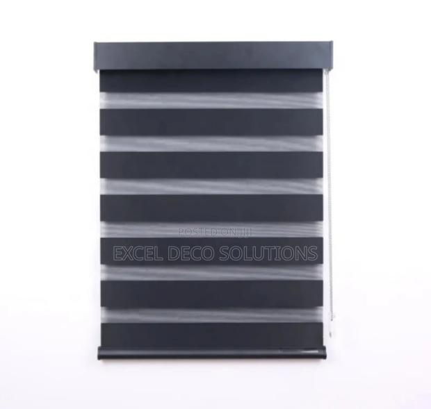 Luxury Beige Dual Layer Zebra Shades