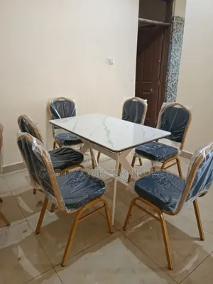 Quality Dining Table With Six Chairs Set Jh6y