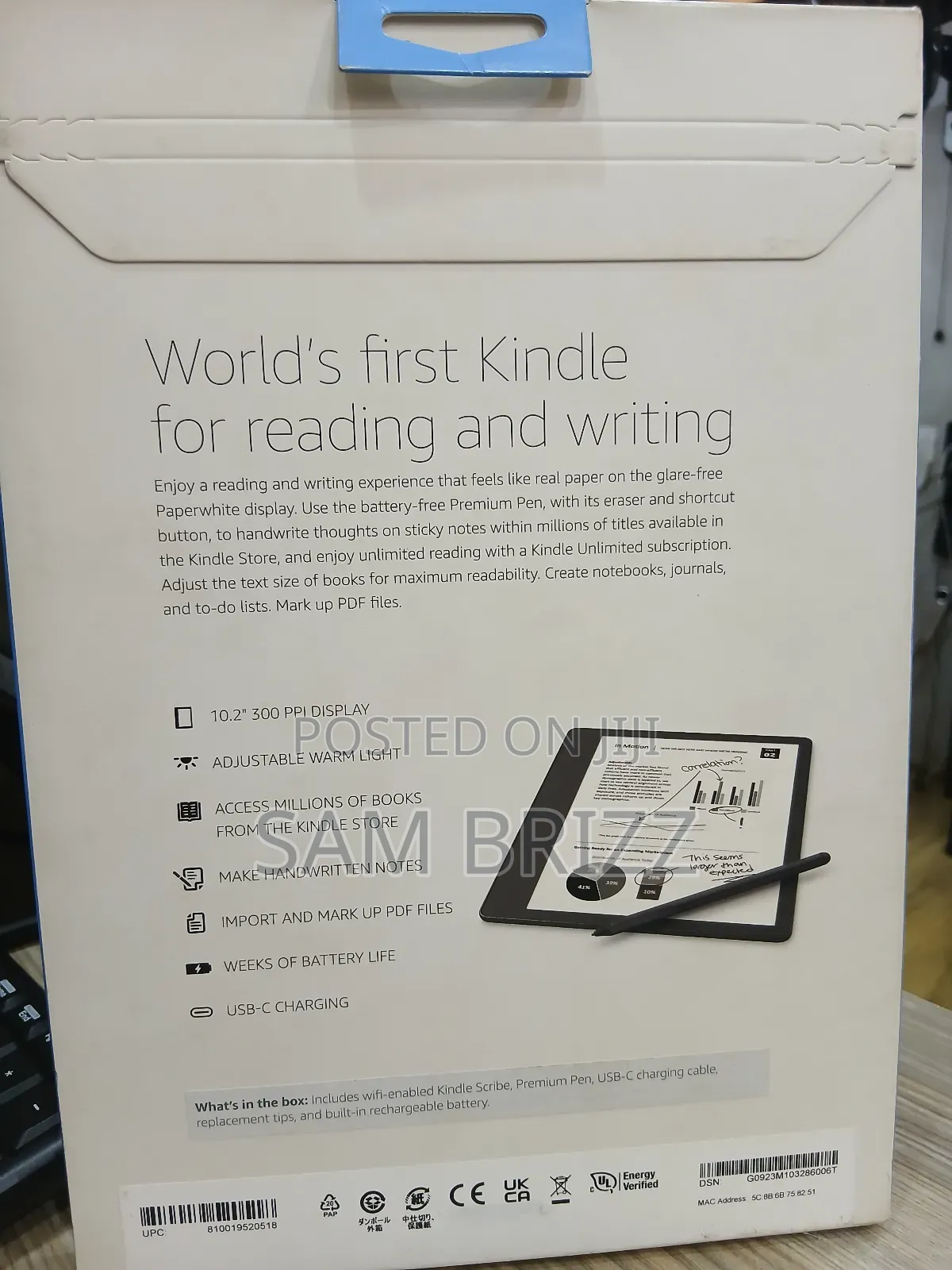 New Amazon Kindle Paperwhite 64 GB Black