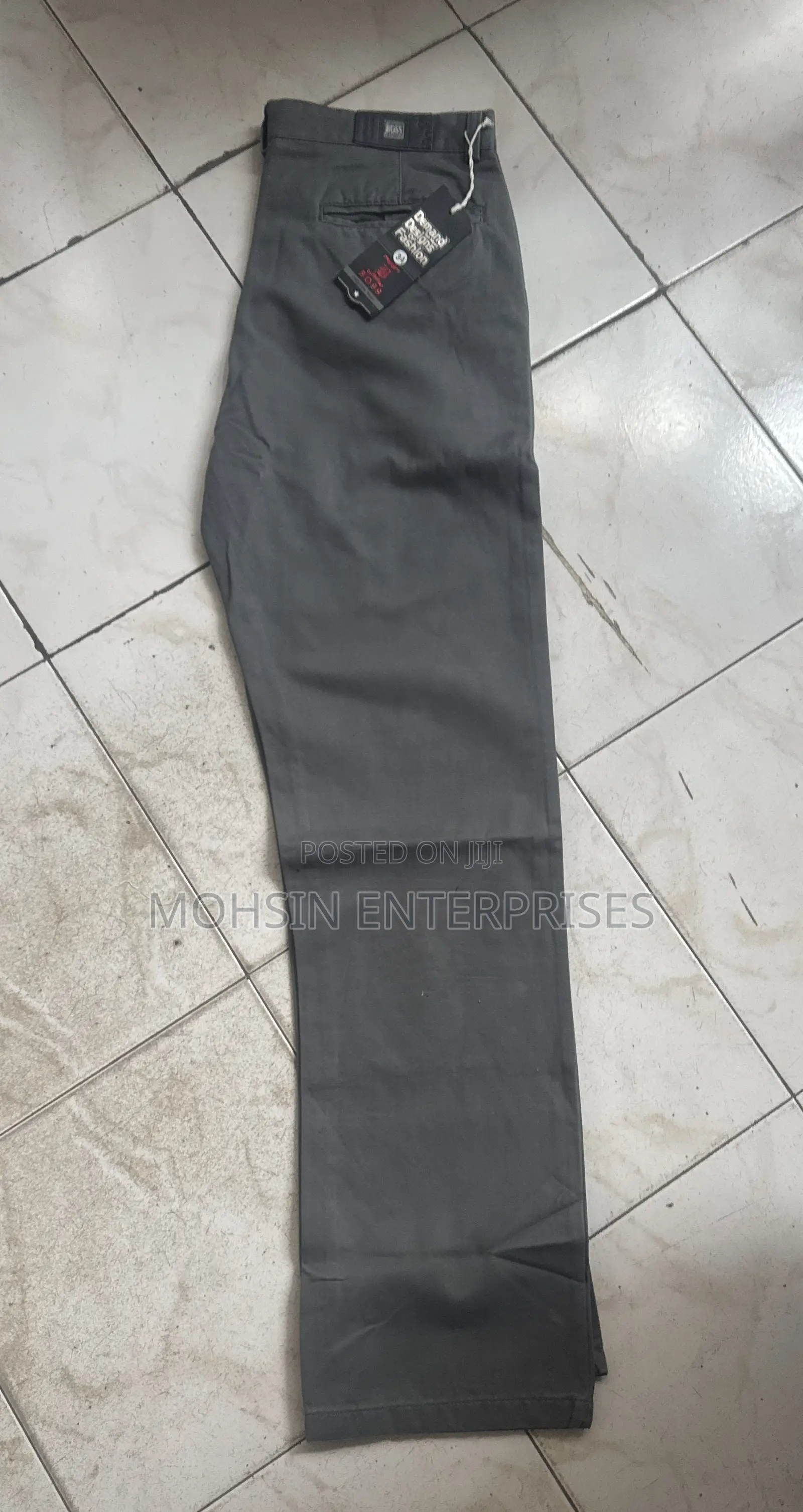 100% Cotton Men Breathable Quality Natural Trouser Size32-42