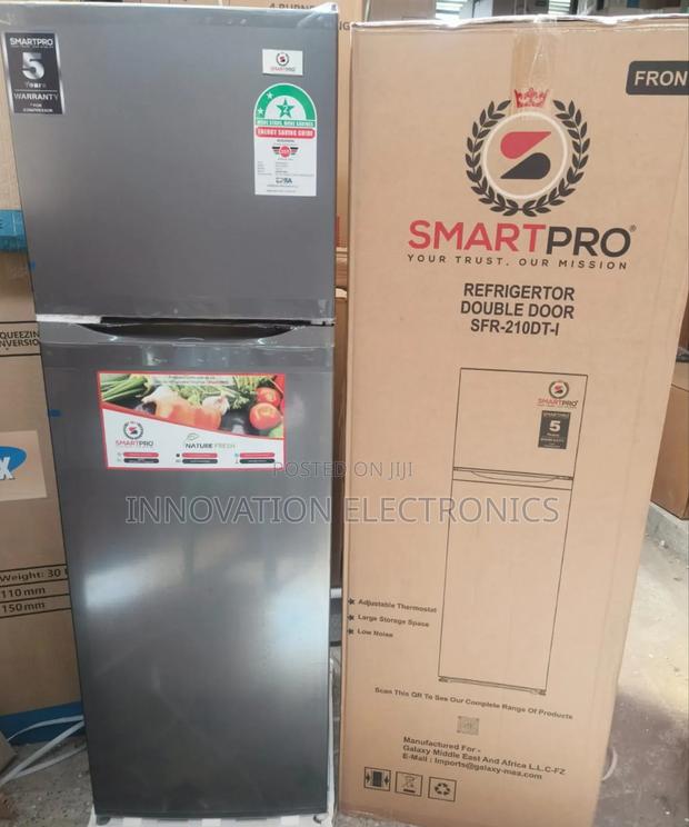 Smart Pro SFR-210-Dt-I Double Door Refrigerator, 170l - main view
