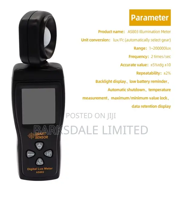 Digital Light Meter Luminance Tester Lux Uv Radiometer