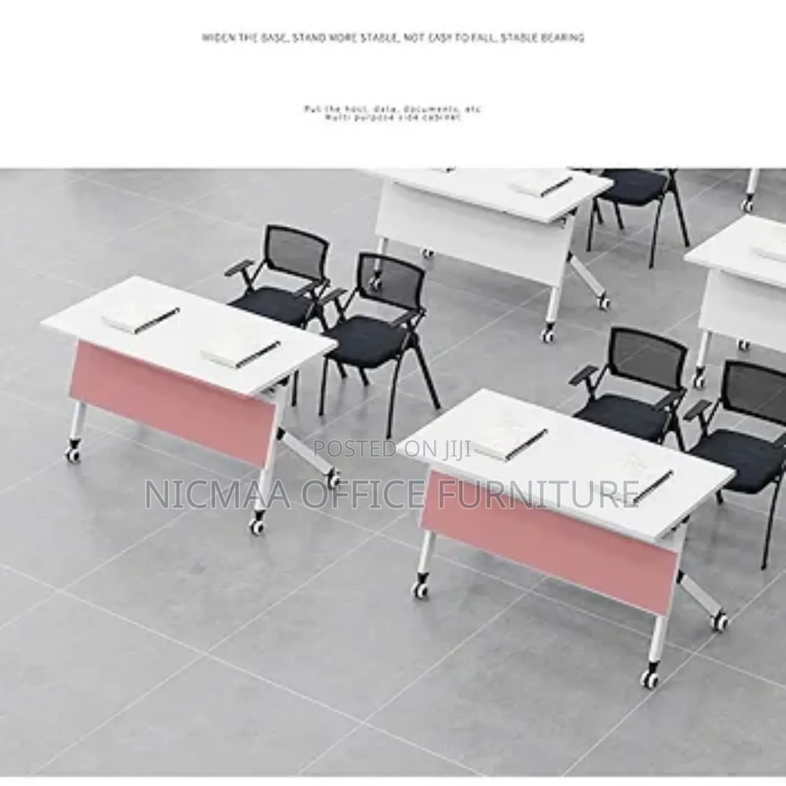 Flip-N-Go Foldable Training Table on Wheels