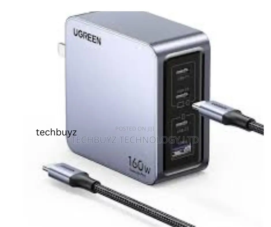 Ugreen Nexode Pro 160w 4-Port Gan Charger Uk+1.5m 240w Cable