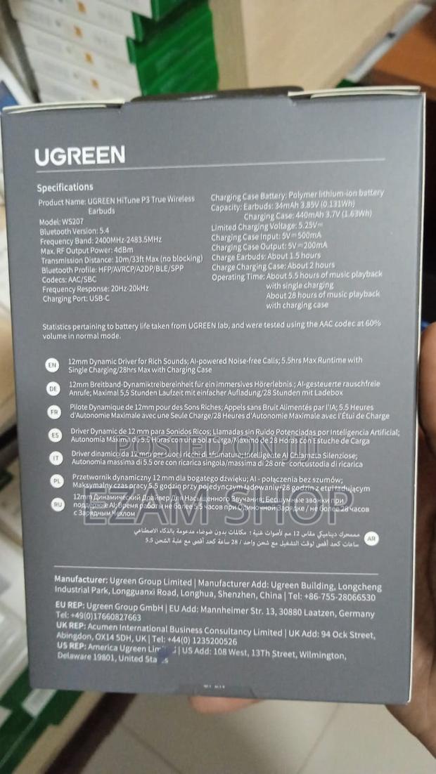 Ugreen Hitune P3 True Wireless Earbuds - thumbnail 3