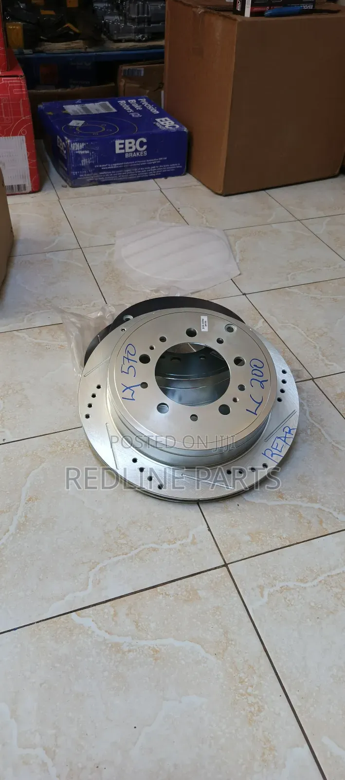 Powerstop Rear Slotted Disks for Lc 200/Lx570