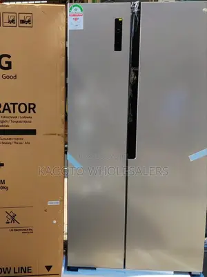 *Lg Side by Side Fridge 519litres No Frost