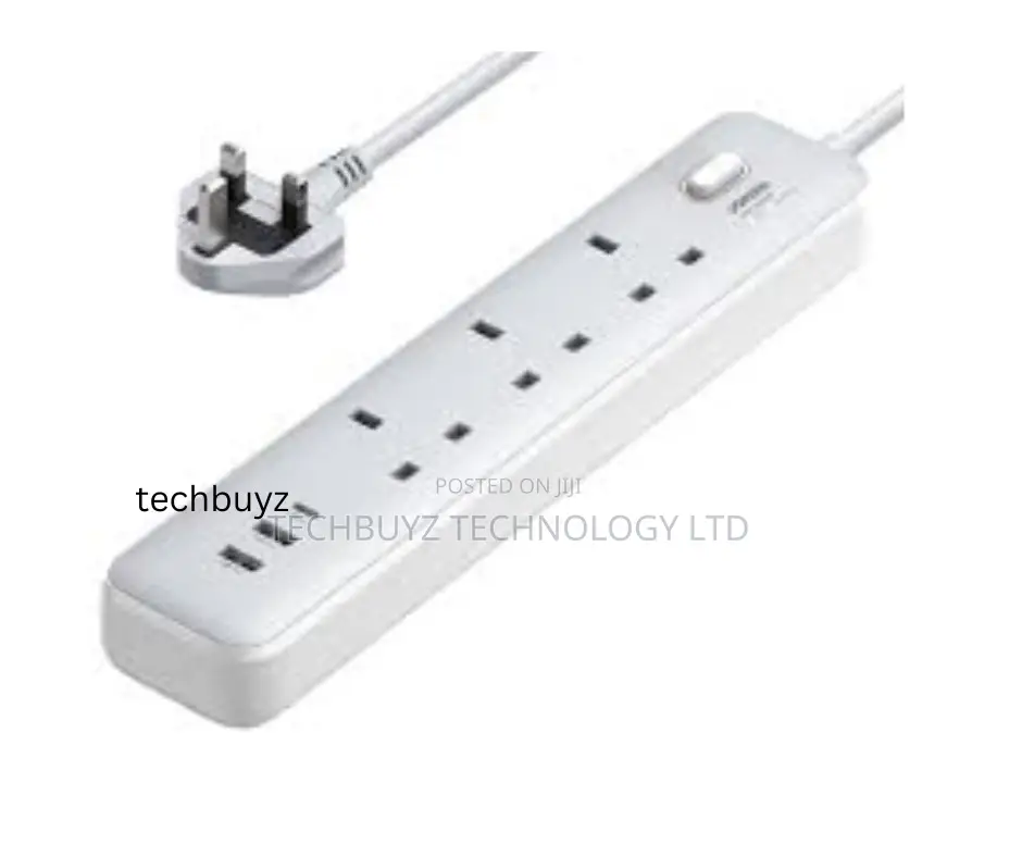Ugreen Surge Protector Power Strip (6 Ac Outlets + 65w 2a2c)