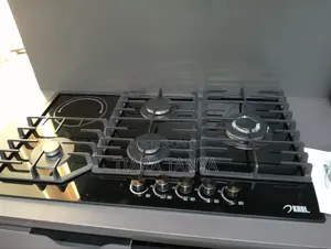 Khal 90cm 4gas and 1 Wok Plus 1electric Ceramic Plate Hob
