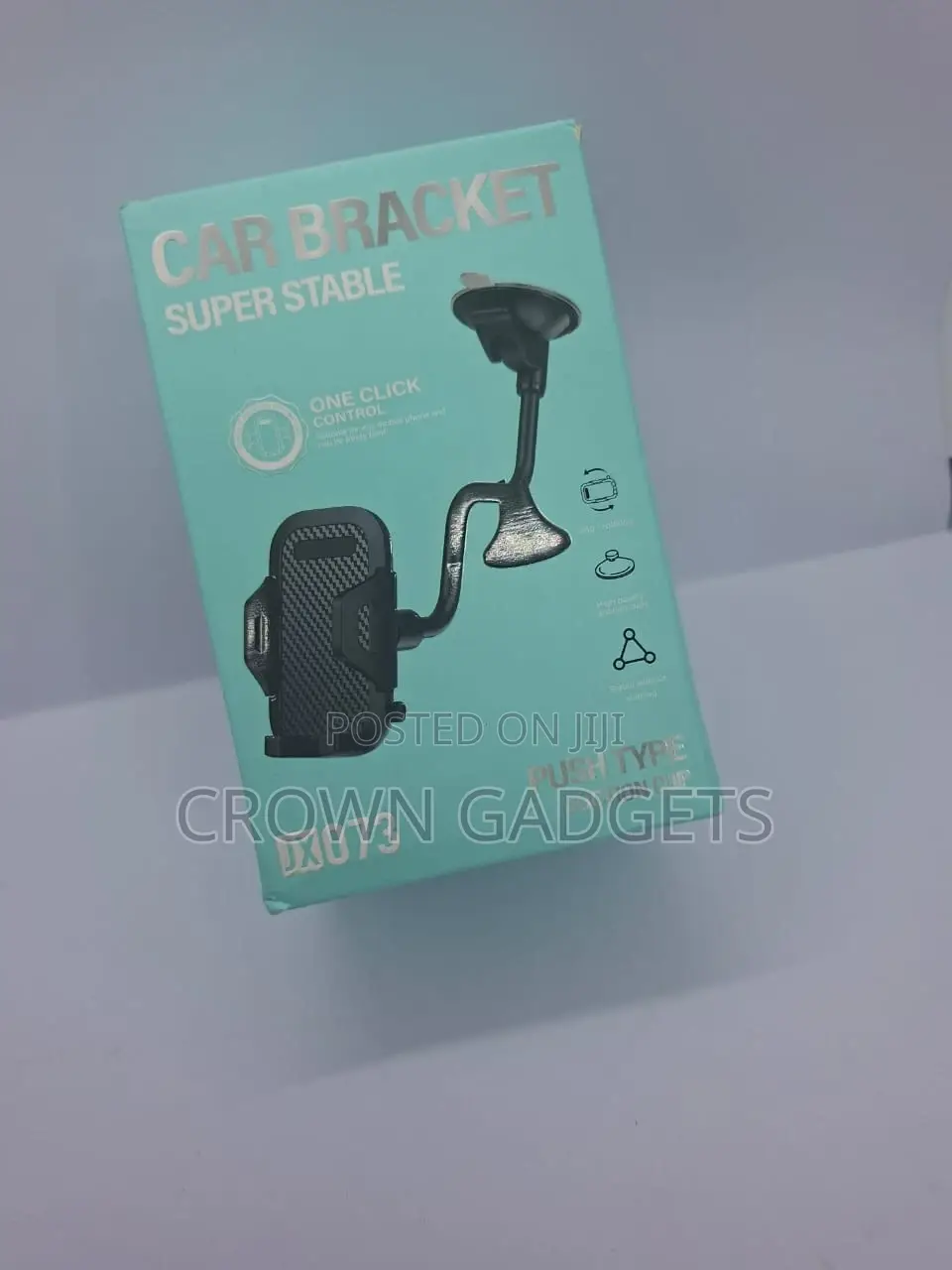Jx073 Phone Bracket – One Touch Lock for Car Dashboard