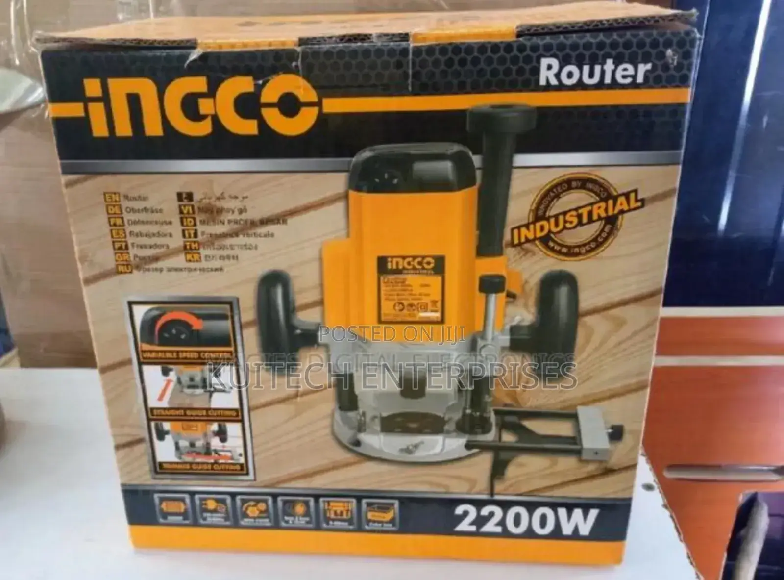 2200w Ingco Router/ Electric Wood Router Ingco