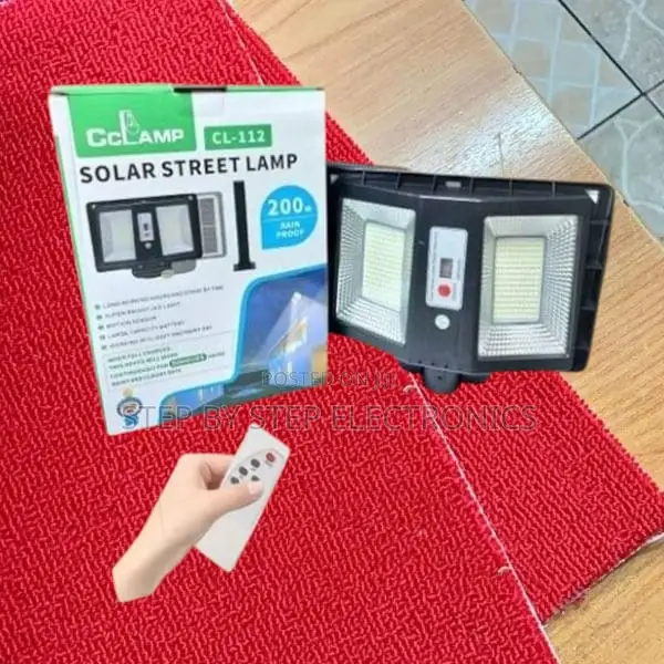 Waterproof Cclamp 200w Watts Led Solar Street Light