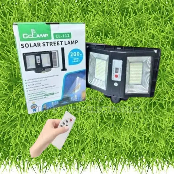 Aluminium Casing Cclamp 200w Watts Led Solar Street Light