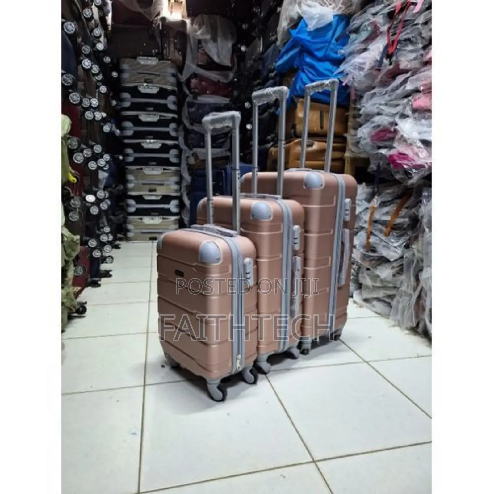 3 in 1 Fibre Laxurious Suitcase Briefcase Travel Bag