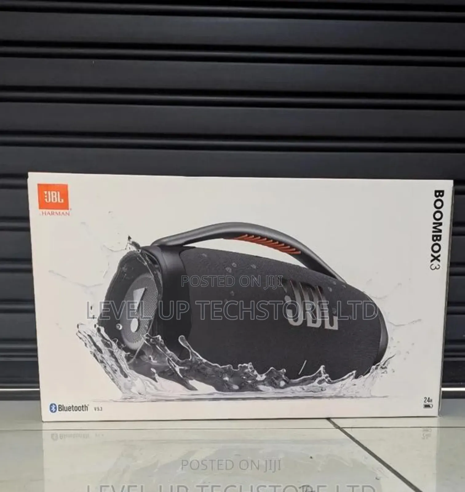 JBL Boombox 3 Portable Speaker 180w – Black