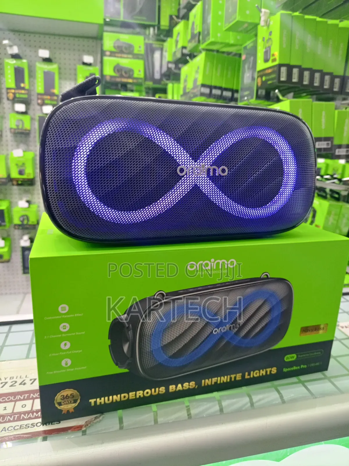 Oraimo Spacebox Pro 80w Portable Bluetooth Speaker