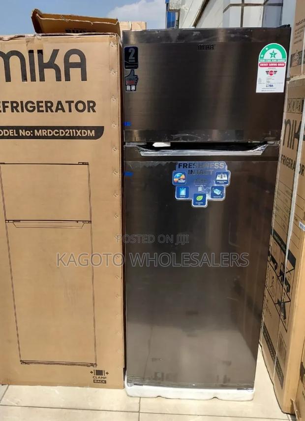 New Arrivals Mika 211litres Double Door Fridge(Mrdcd211xdm
