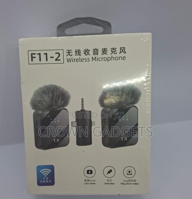 F11-2 Wireless Mic – Compatible With Android, iPhone, Aux - main view