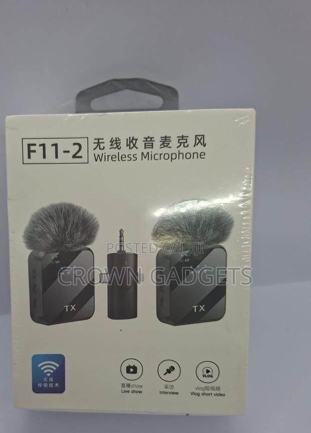 F11-2 Wireless Mic – Compatible With Android, iPhone, Aux - thumbnail 2