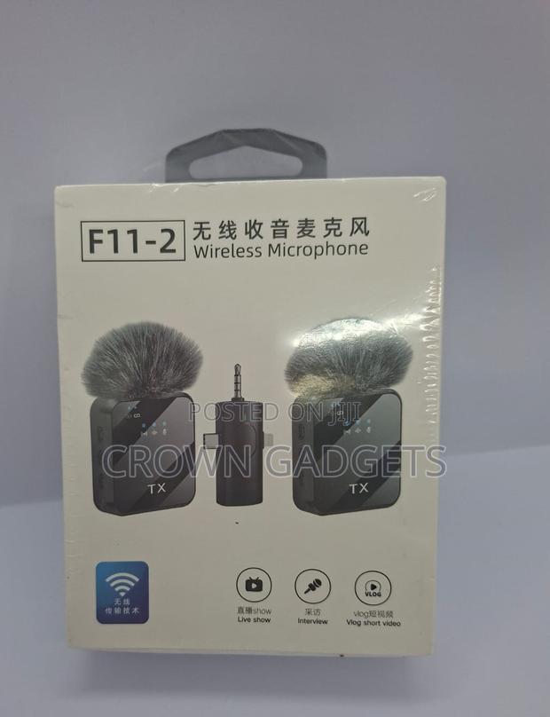 F11-2 Clip Mic – Wireless Audio for Vlogs Interviews - main view