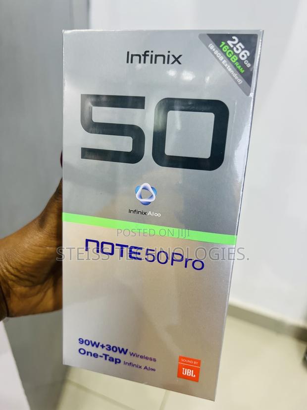 New Infinix Note 50 Pro 256 GB Black - thumbnail 4