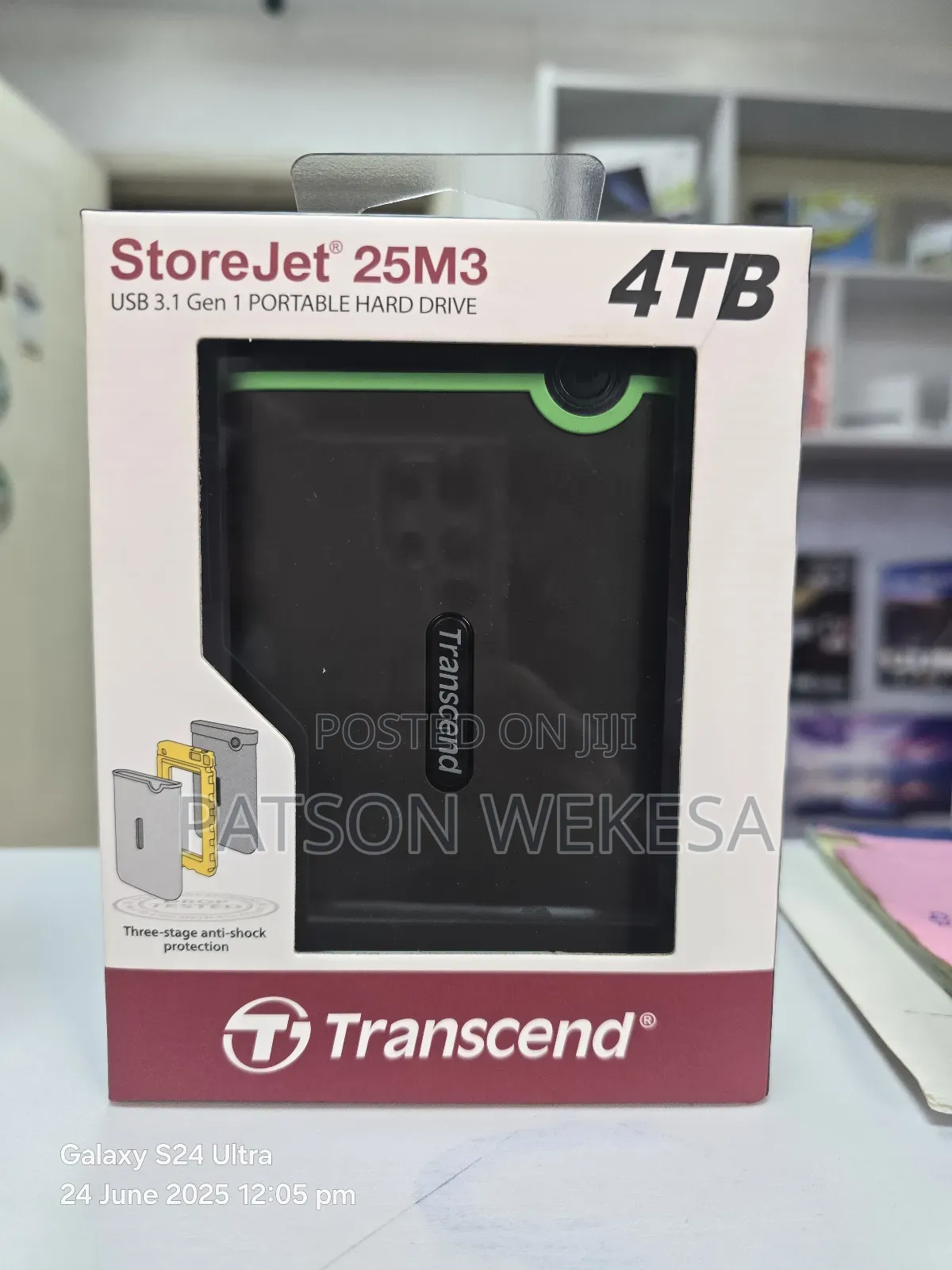 Transcend Storejet 25m3 4tb Hard Drive