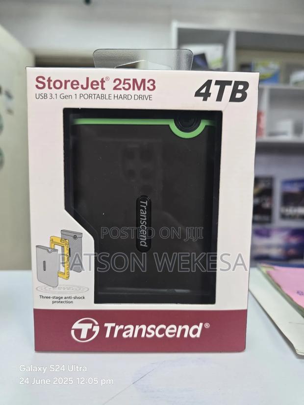 Transcend Storejet 25m3 4tb Hard Drive - main view