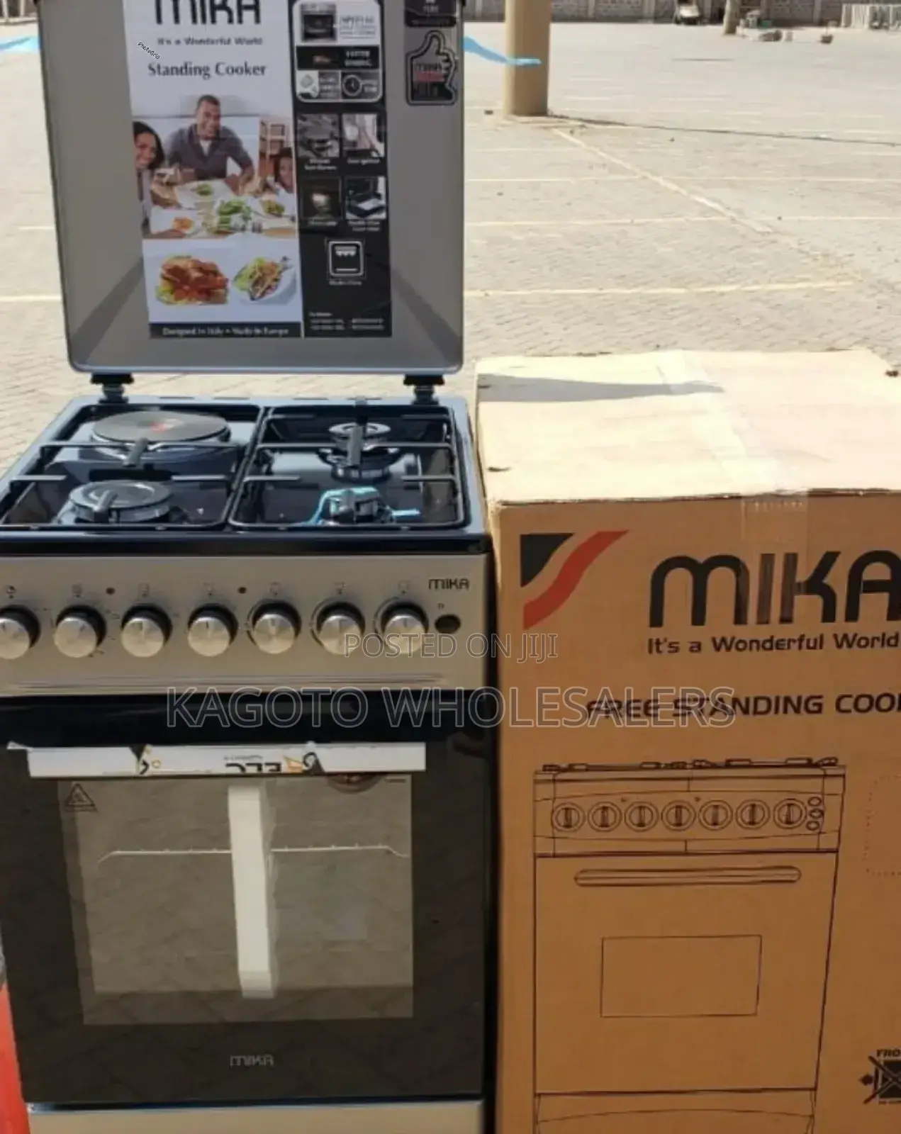 Mika 3+1 50 by 60 Free Standing Cooker