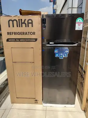 Mika 211litres Double Door  Fridge(Mrdcd211xdm)