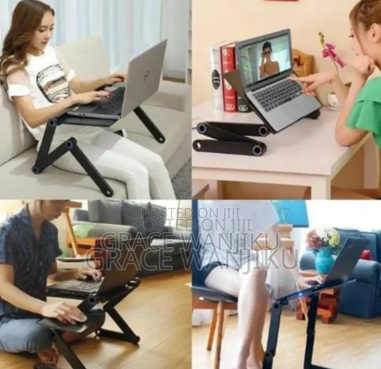 *Laptop Stand With Mouse Pad And Fun*