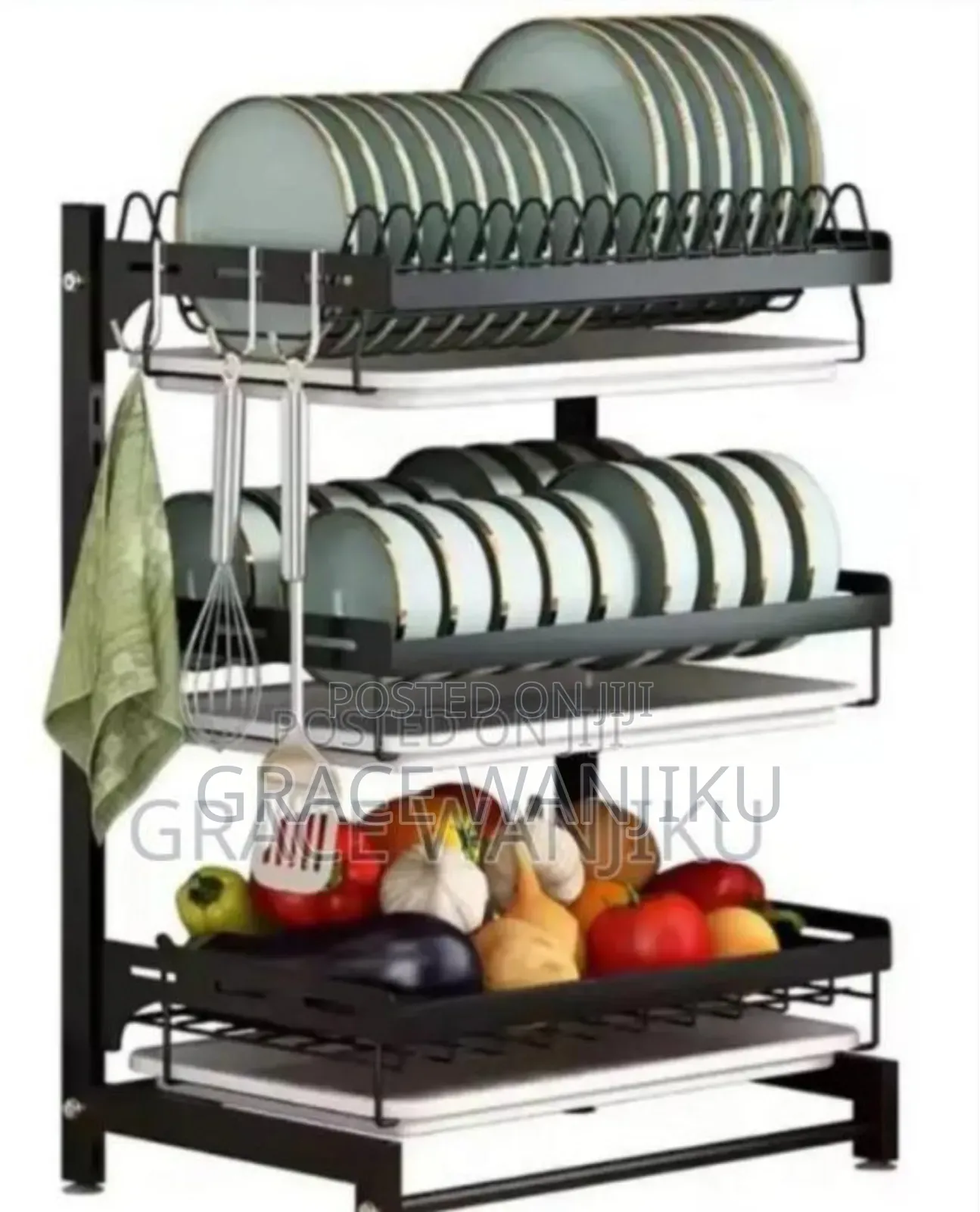3 Layer Adjustable Dishrack