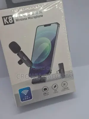  Wireless Microphone – Clip-on for iPhone Android
