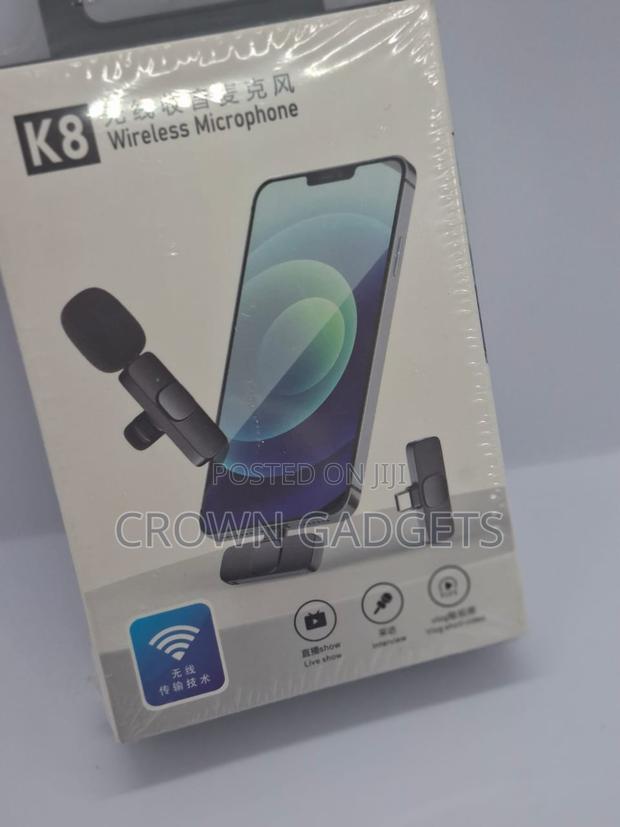  Wireless Microphone – Clip-on for iPhone Android - main view