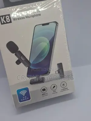  Wireless Microphone – Clip-on for iPhone Android