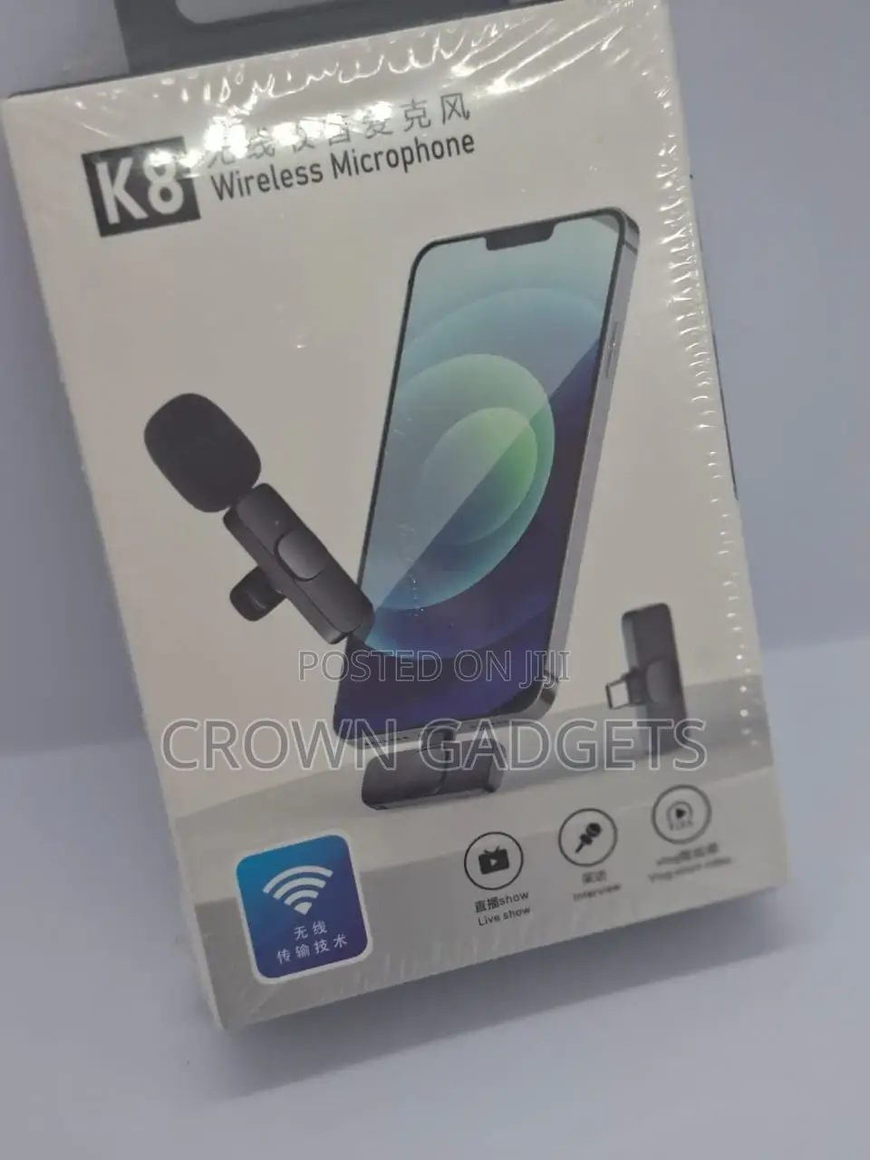  Lavalier Mic – Plug Play Wireless Audio Recorder