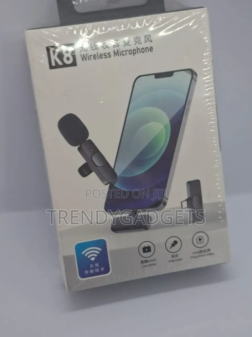  Lavalier Mic – Plug Play Wireless Audio Recorder