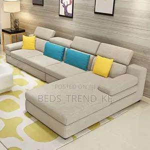6 Seater L Seat With Free Throw Pillows