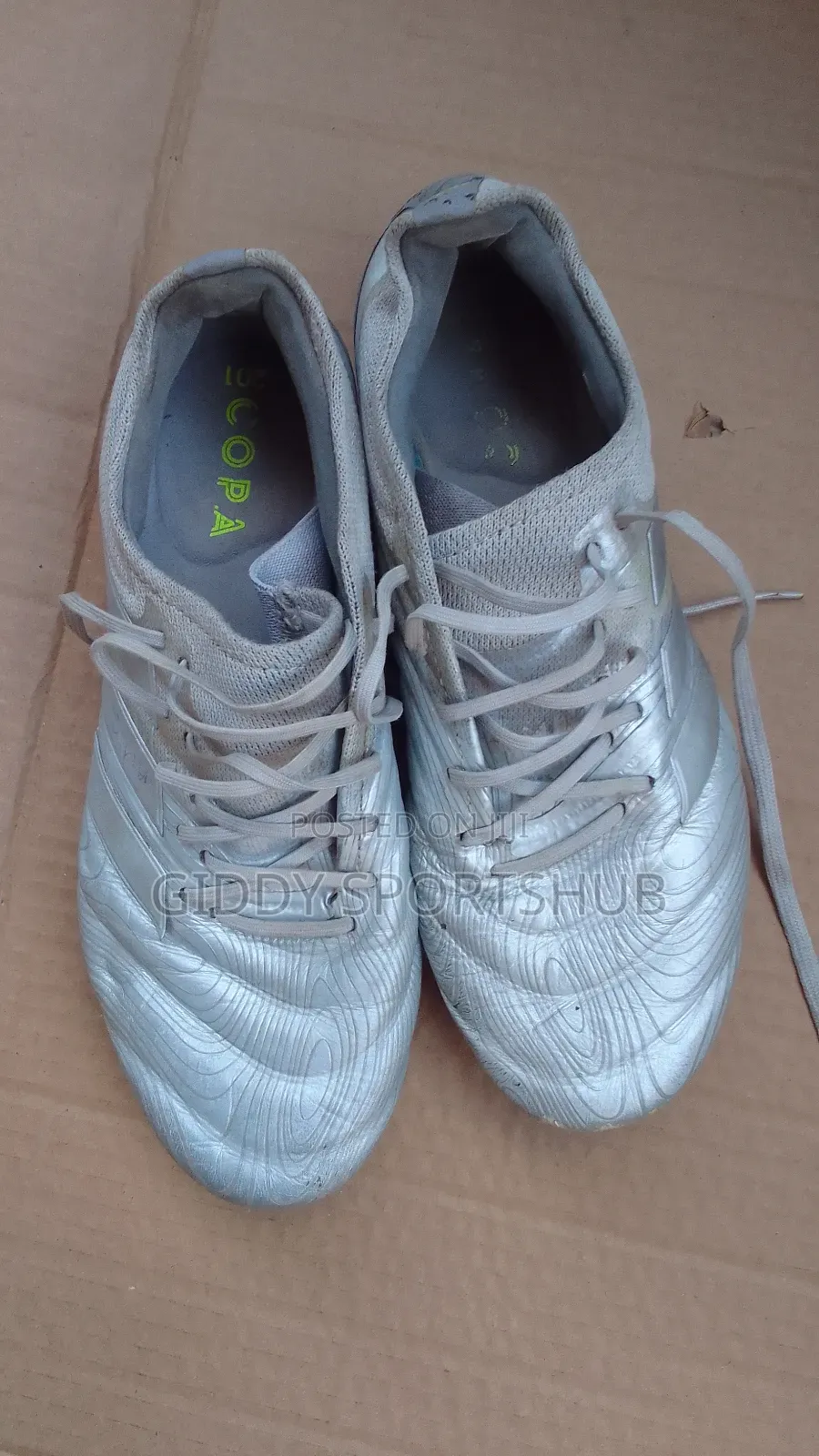 Adidas Silver Copa Size 6uk