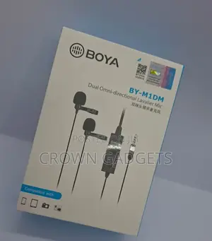 Boya by-M1dm Dual Mic – For Phone, Camera Laptop