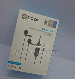 Boya Clip-on Mic by-M1dm – 2-Person Audio Recording