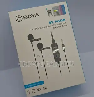 Boya Dual Lavalier Mic – Interview Vlog Recording Kit