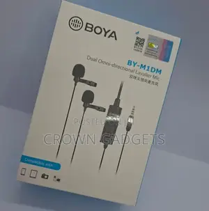 Boya Dual Lavalier Mic – Interview Vlog Recording Kit