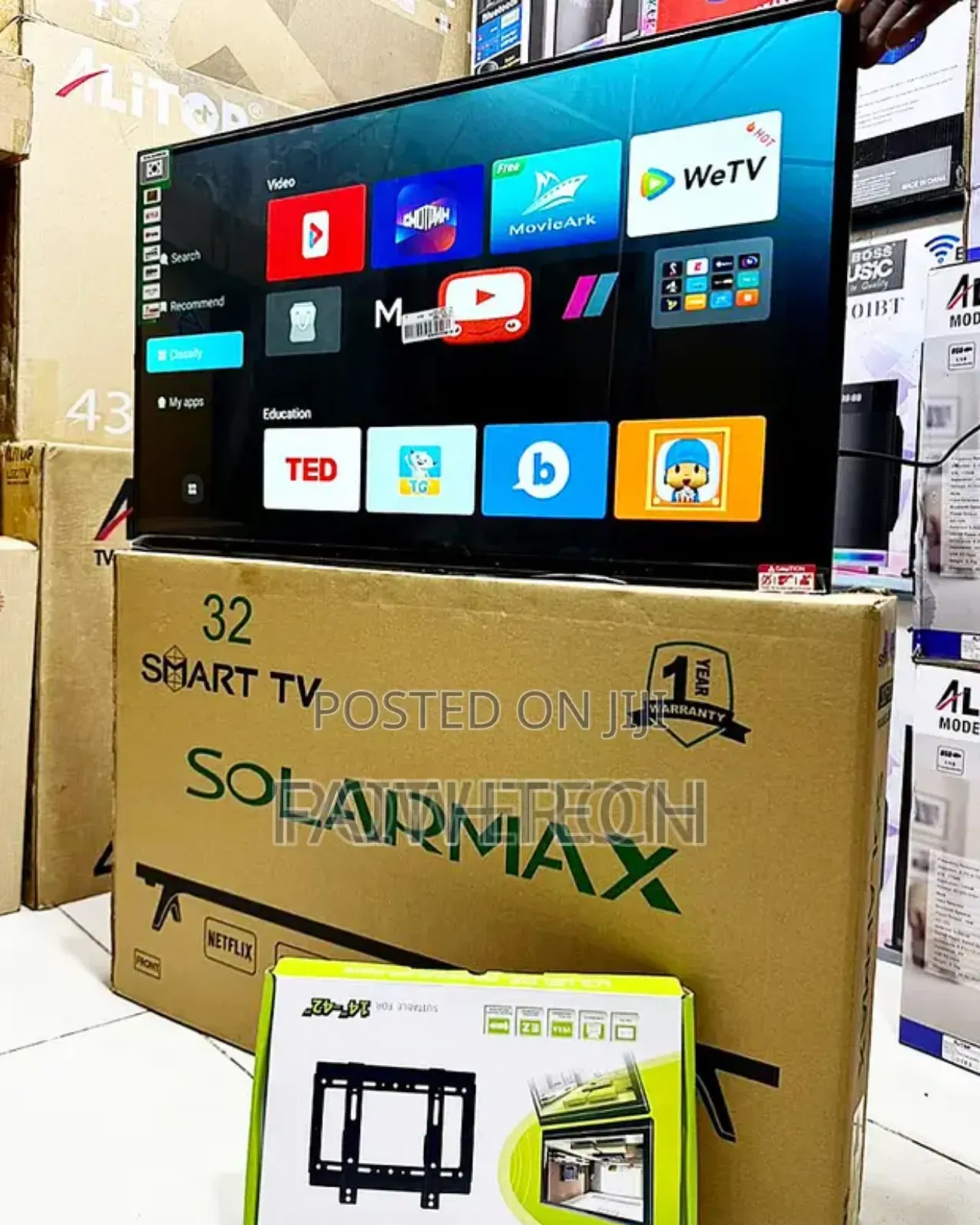 Solarmax 32inches Smart Tv Frameless